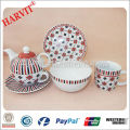 Best Home Porcelain Giftware 3PCS pour une personne Petit déjeuner ou vaisselle Ensemble pour enfants